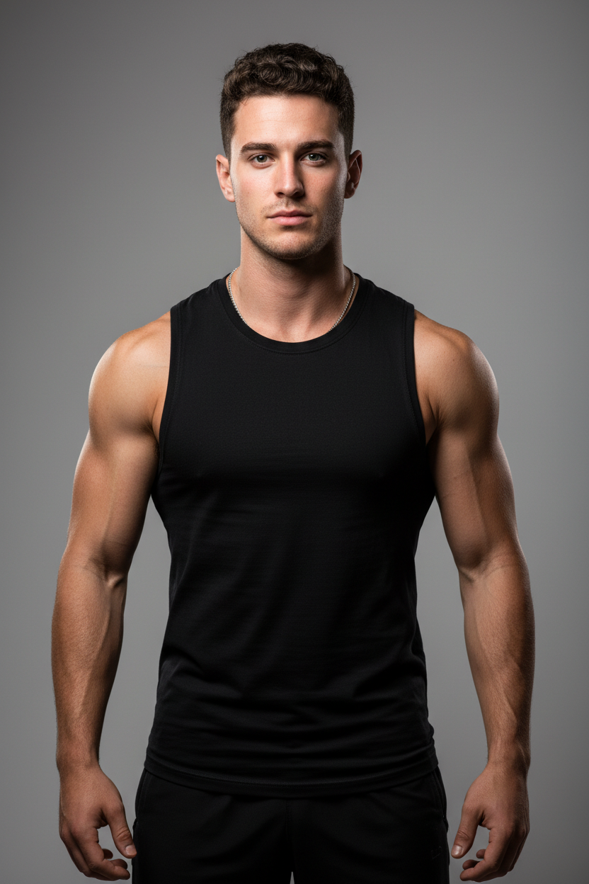 Man wearing FORGE Vest workout vest in gym — Veil Rabbit India